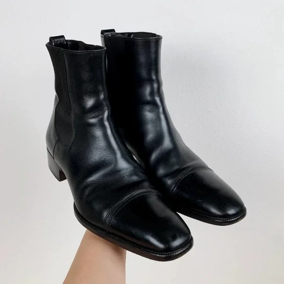 Tom Ford Black Leather Boots